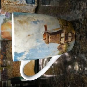 Rijksmuseum A Windmill on a Polder Waterway Painting Coffee Tea Mug